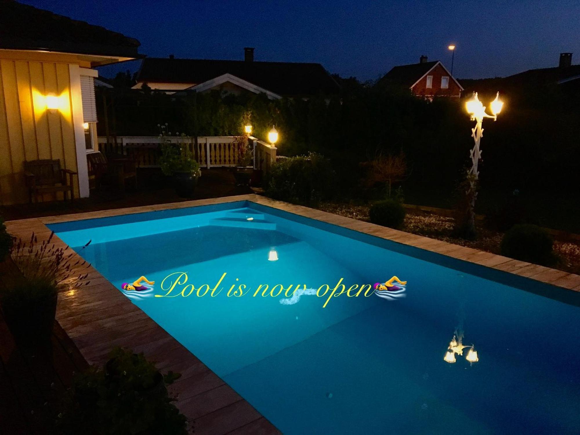 Pool & Sauna Apartment Porsgrunn Buitenkant foto